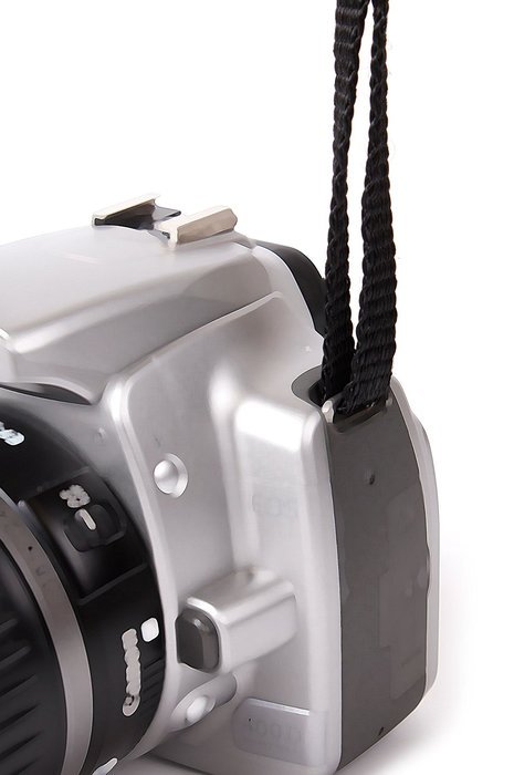 DURAGADGET Black Secure & Compact Neck Strap With Adjustable Length For Canon EOS 7D, Canon EOS 350D, Canon EOS... N7