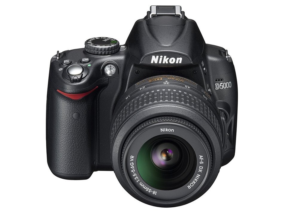 Nikon D5000 12.3 MP DX Digital SLR Camera with 18-55mm f/3.5-5.6G VR Lens and 2.7-inch Vari-angle LCD N17