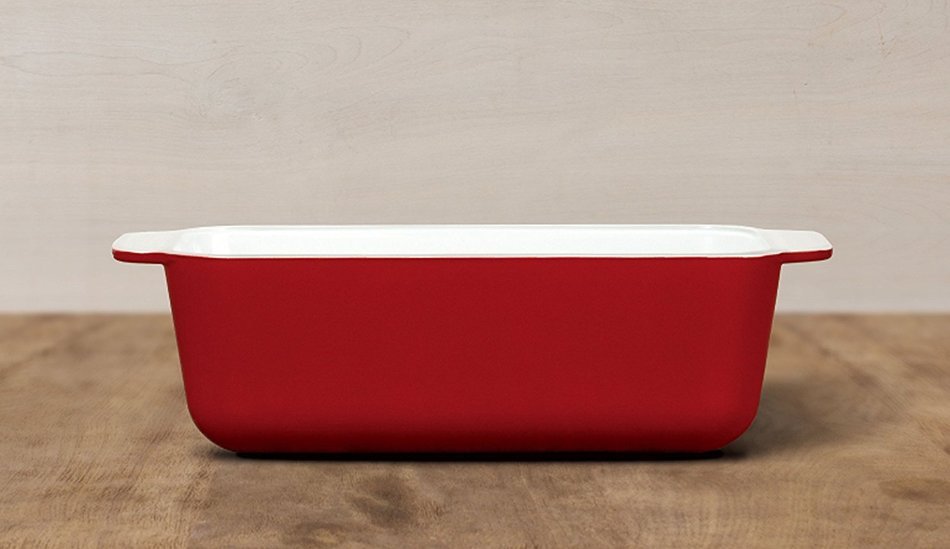 Creo SmartGlass Loaf Pan, 8.5-Inch, Shanghai Red N4