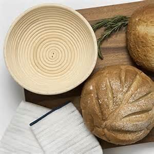 North Star Direct Brand -- BEST SELLER 8.5 Inch Round Banneton Brotform Bread Dough Proofing Rising Basket & FREE... N7