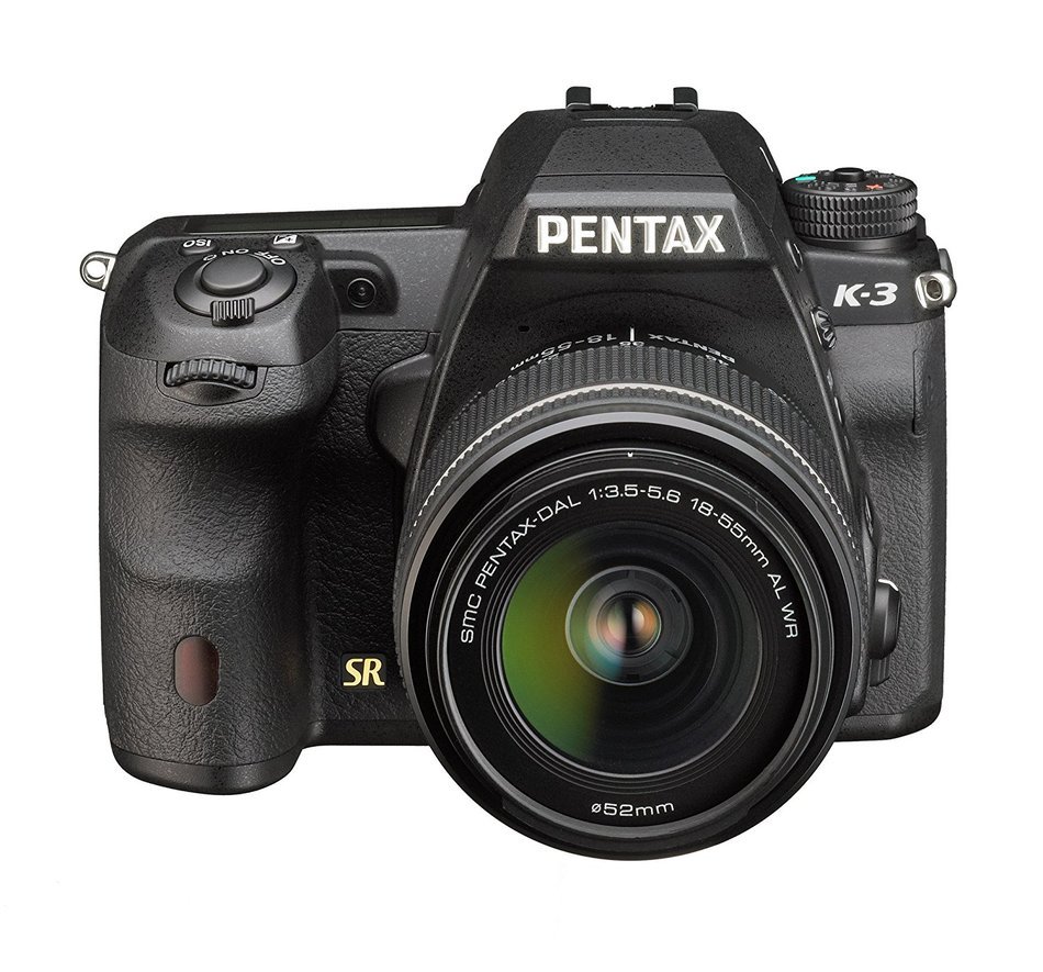 Pentax K-3 DSLR Camera with 18-55mm WR Lens Kit (24MP, CMOS Sensor) 3.2 inch LCD N4