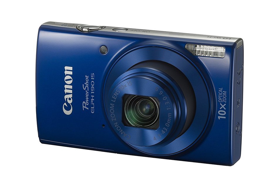 Canon PowerShot ELPH 190 IS (Red) with 10x Optical Zoom and Built-In Wi-Fi N20