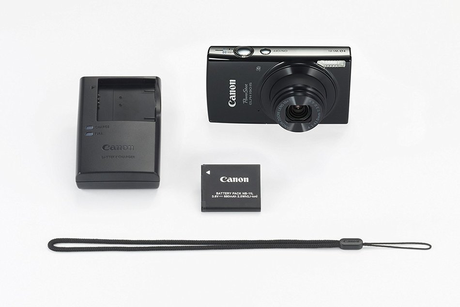 Canon PowerShot ELPH 190 IS (Red) with 10x Optical Zoom and Built-In Wi-Fi N21