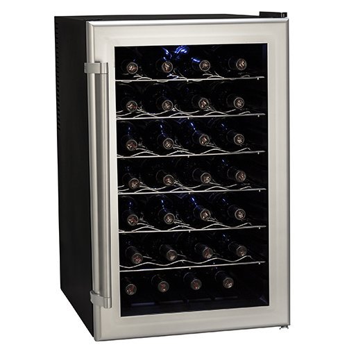 Koldfront 28 Bottle Ultra Capacity Thermoelectric Wine Cooler - Platinum N5