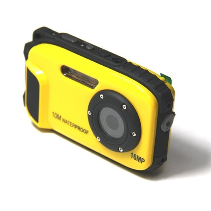 PowerLead Gapo G051 2.7 Inch LCD Cameras16 MP Digital Camera Underwater 10m Waterproof Camera+ 8x Zoom(yellow) N6