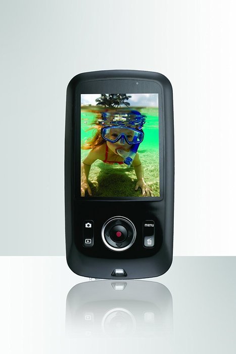 GE DV1-CO Waterproof/Shockproof 1080p Pocket Video Camera (Citrus Orange) (Discontinued by Manufacturer) N7