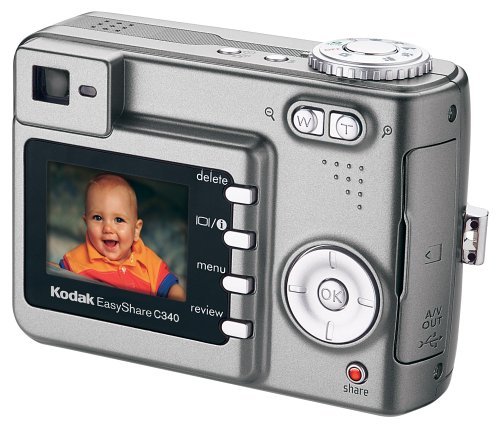 Kodak Easyshare C340 5 MP Digital Camera with 3xOptical Zoom (OLD MODEL) N6