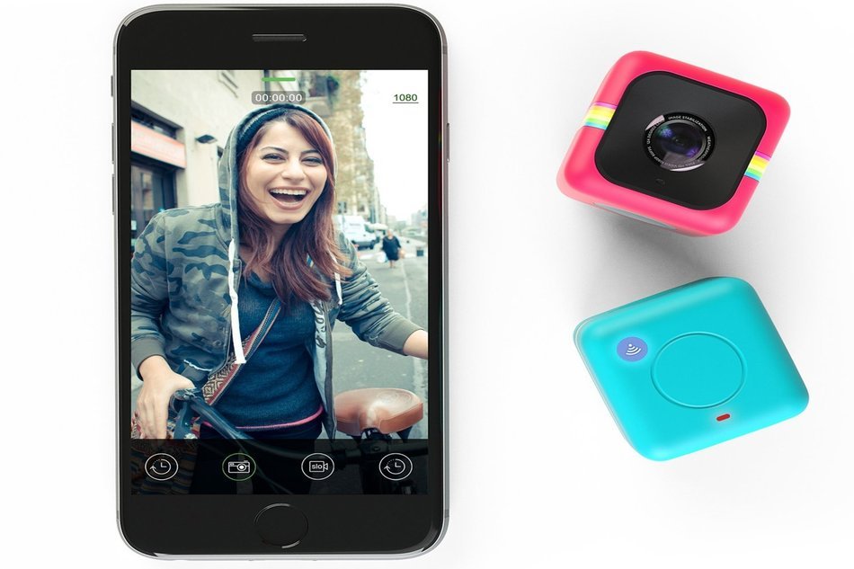 Polaroid Cube+ 1440p Mini Lifestyle Action Camera with Wi-Fi & Image Stabilization (Blue) N16