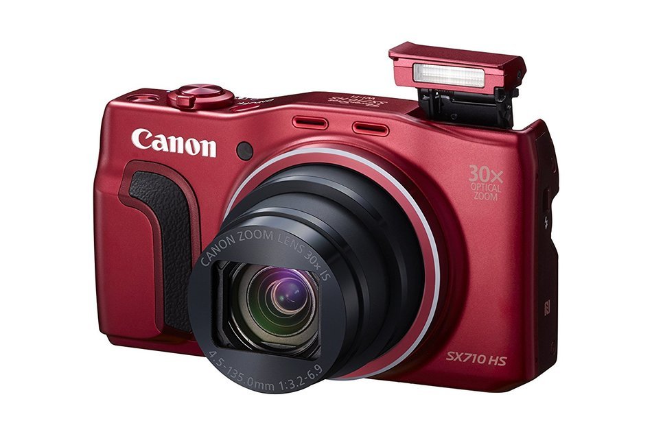Canon PowerShot SX710 HS Digital Camera (Red) - International Version (No Warranty) N8