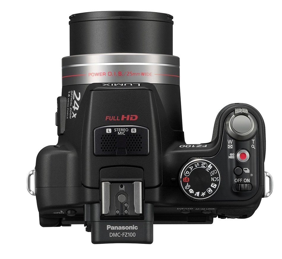 Panasonic Lumix DMC-FZ100 14.1 MP Digital Camera with 24x Optical Image Stabilized Zoom and 3.0-Inch LCD - Black N8