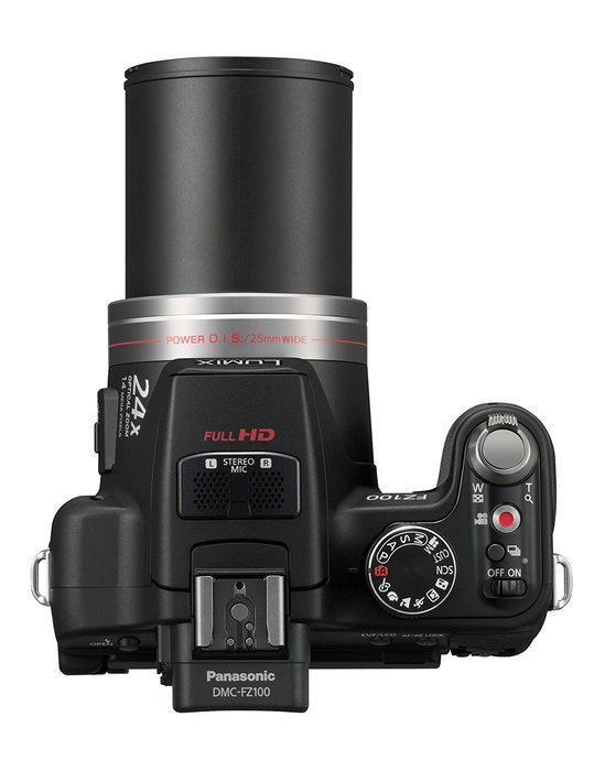 Panasonic Lumix DMC-FZ100 14.1 MP Digital Camera with 24x Optical Image Stabilized Zoom and 3.0-Inch LCD - Black N13