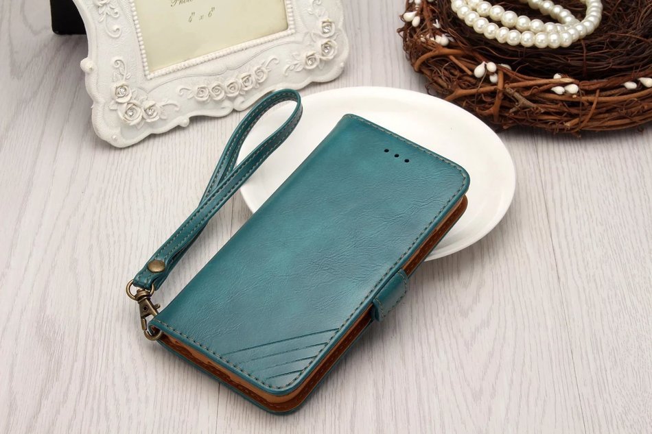 IPHONE 5SE CASE, Aroko 5S CASE Premium PU Leather Wallet Cover with Card Slots and Stand Function for Apple iPhone... N25