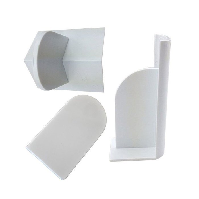 DIY Fondant Baking Supplies Cake Corner Smoothing Filter Edger Tool -White N31