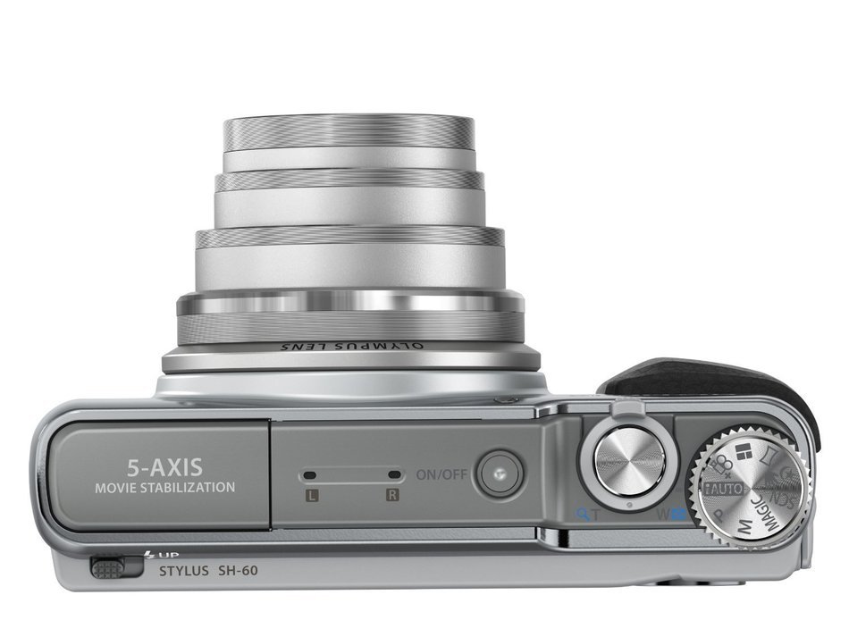 Olympus Stylus SH-60 - Silver (International Version - No Warranty) N4