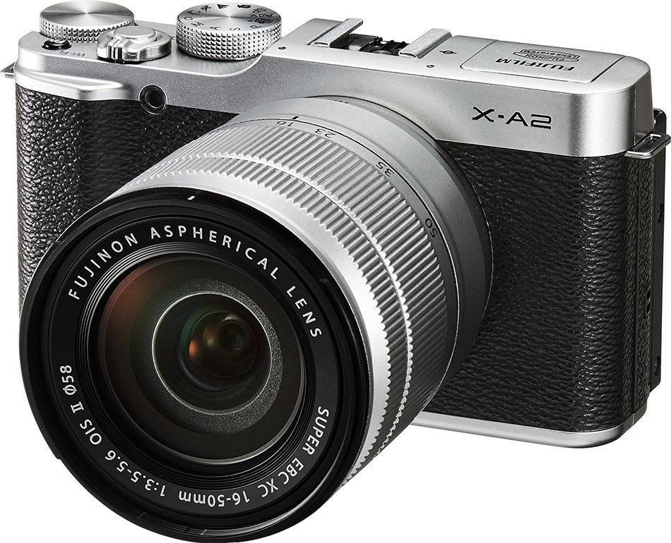 Fujifilm X-A2 w/ XC16-50mm F3.5-5.6II Kit White N3