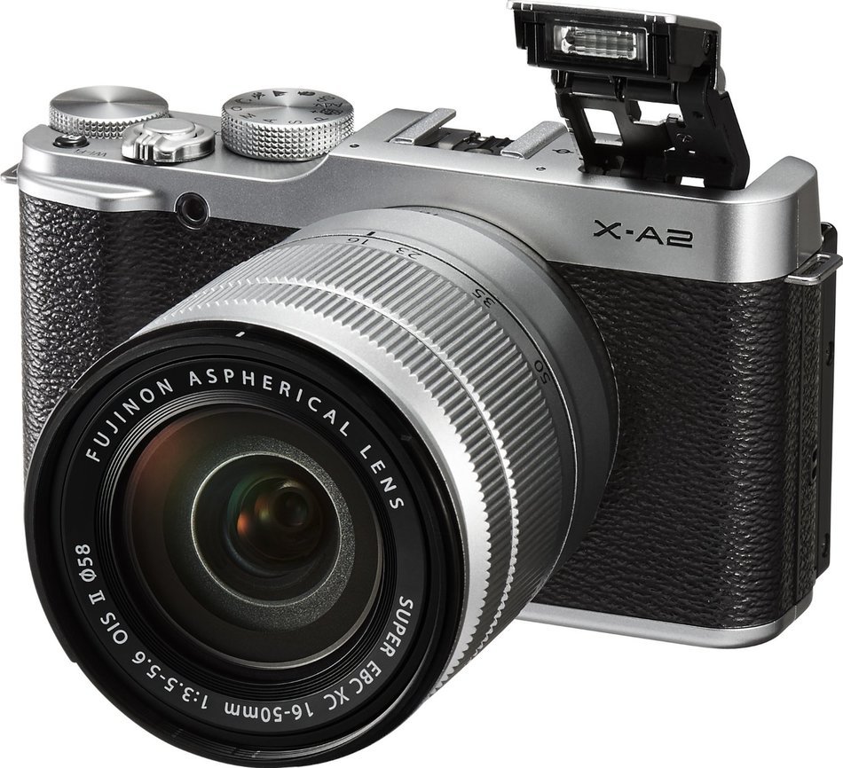 Fujifilm X-A2 w/ XC16-50mm F3.5-5.6II Kit White N5