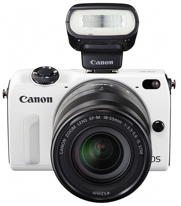 Canon mirror-less SLR camera EOS M2 triple lens kit (white) EF-M18-55mm F3.5-5.6 IS STM EF-M22mm F2 STM EF-M11... N2