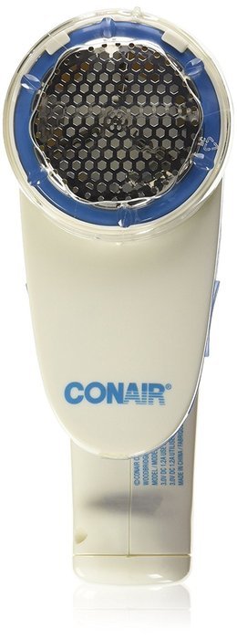 Conair Battery Operated Fabric Defuzzer - Shaver, White N21