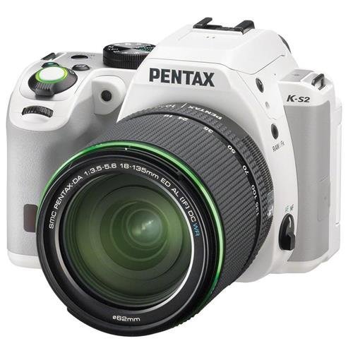 Pentax K-S2 SLR lens kit w/18-135mm WR white 20 MP Weatherized Wi-Fi/NFC Enabled SLR Camera (Body Only) N2