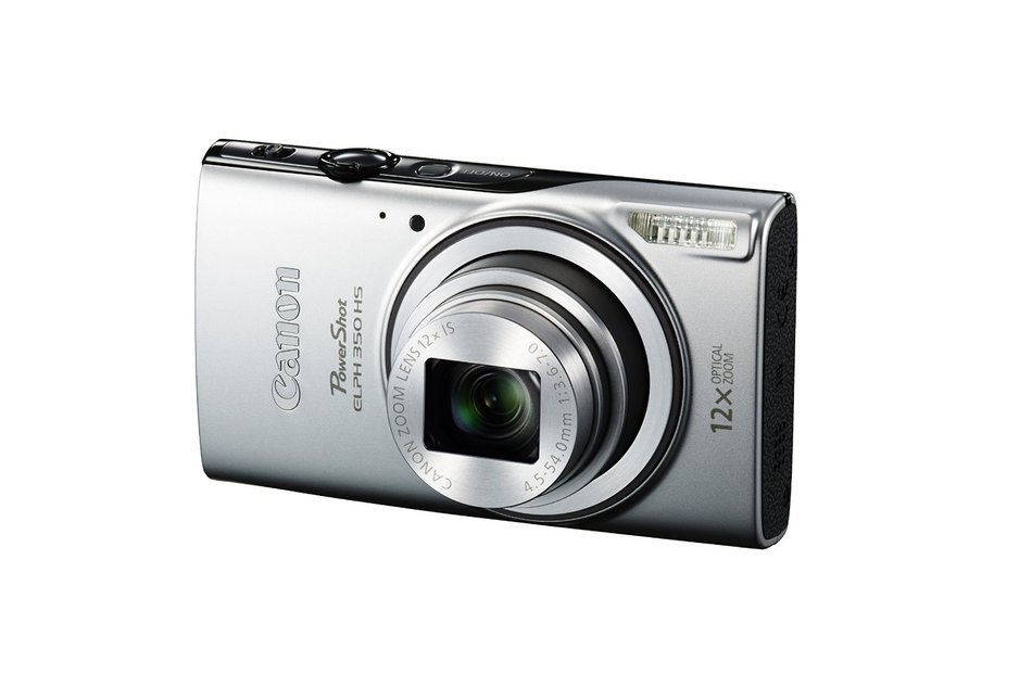 Canon PowerShot ELPH 350 HS - Wi-Fi Enabled (Silver) N12