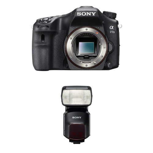 Sony A77II Digital SLR Camera - Body Only with Flash Bundle