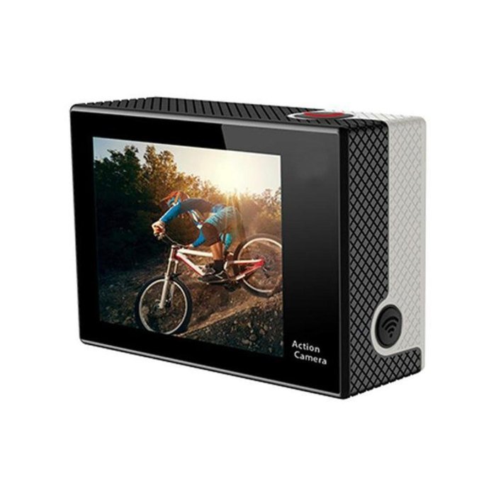 TONSEE Sport Camera H3 Ultra 4K HD 2.0 Inch Screen Action Camera Waterproof 30m, Silver N3