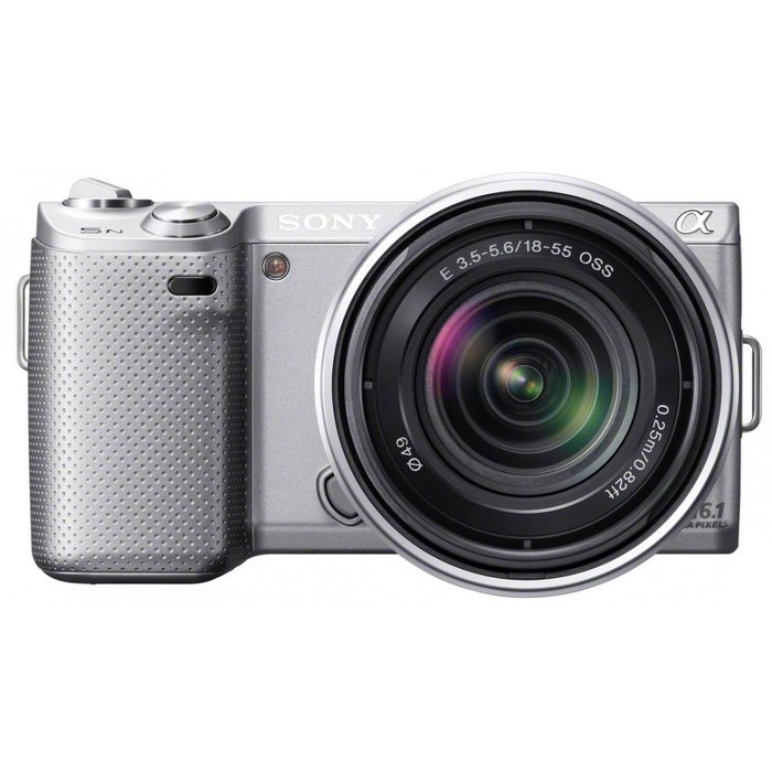 SONY mirrorless interchangeable lens camera ? NEX-5N zoom lens kit Silver NEX-5NK / S - International Version...
