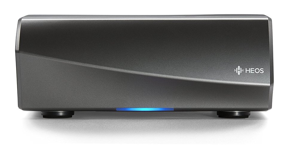 Denon HEOS AMP Wireless Amplifier (Black with Silver) (New Version) N3