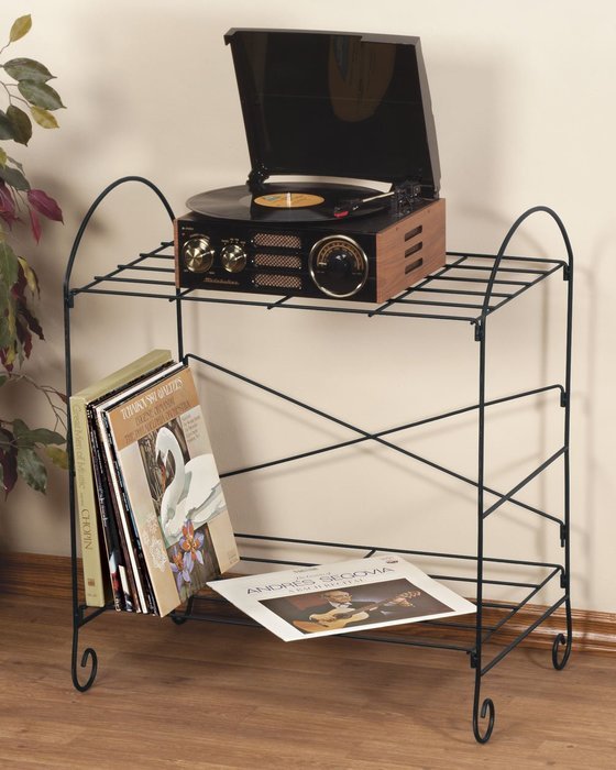 Wire Record Turntable Stand N2