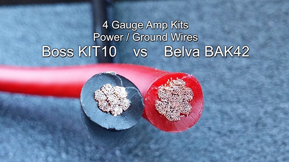 Belva 4 Gauge 2 Channel Complete Copper-Clad Amp Wiring Kit [RED] with 2-Channel RCA Interconnects [BAK42] N10