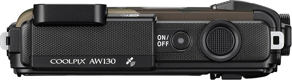 Nikon Coolpix AW130 Shock & Waterproof GPS Digital Camera (Orange) - International Version N9