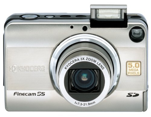 Kyocera Finecam S5 5MP Digital Camera w/ 3x Optical Zoom