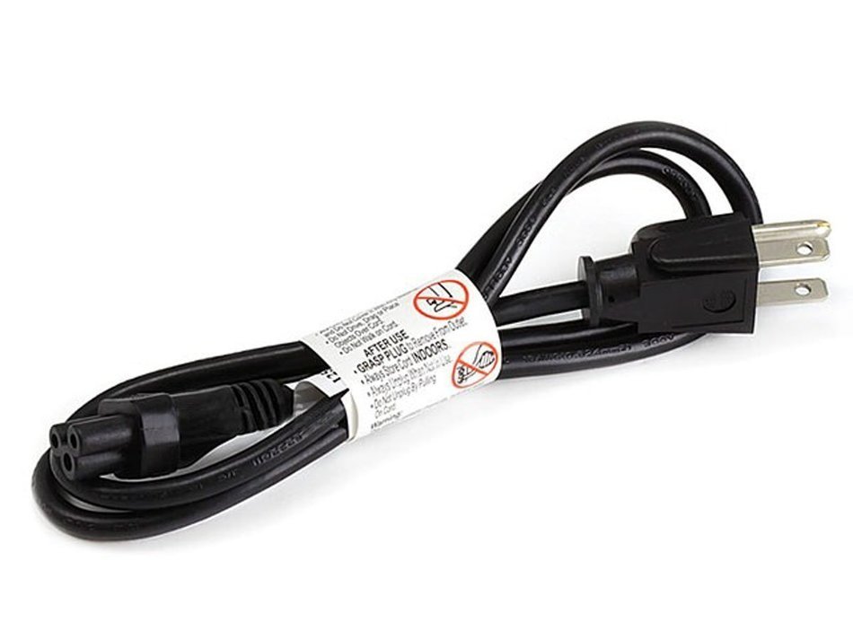 Monoprice 107687 3-Feet 18AWG 3 Prong AC Power Cord Cable for Laptop/Notebook C-5/5-15P, Black N2