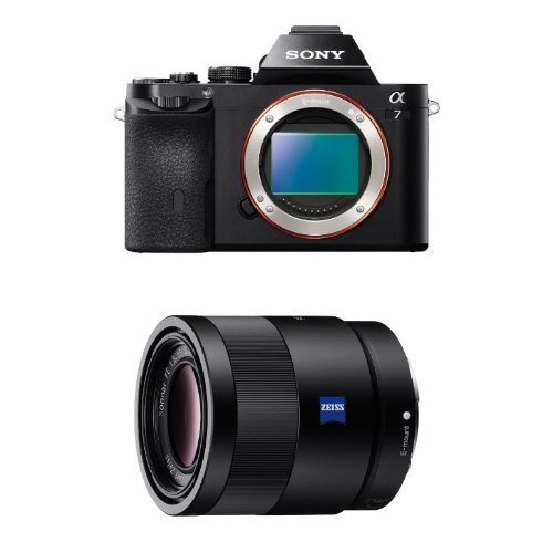 Sony a7 Full-Frame Interchangeable Digital Lens Camera - Body Only w/ 55mm f1.8