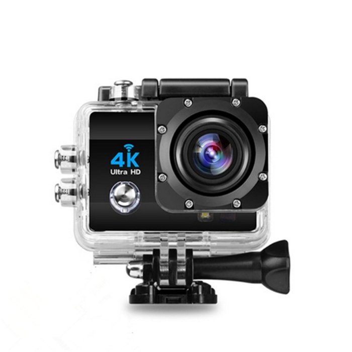 2" Ultra-HD LCD 4K 1080P 60FPS 720P 90FPS Wifi Cam Video Output 16MP Action Camera 170 Wide-Angle Lens with Diving...