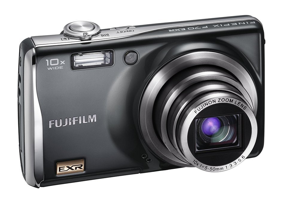 Fujifilm Finepix F70EXR 10MP Super CCD Digital Camera with 10x Optical Dual Image Stabilized Zoom and 2.7 inch... N9