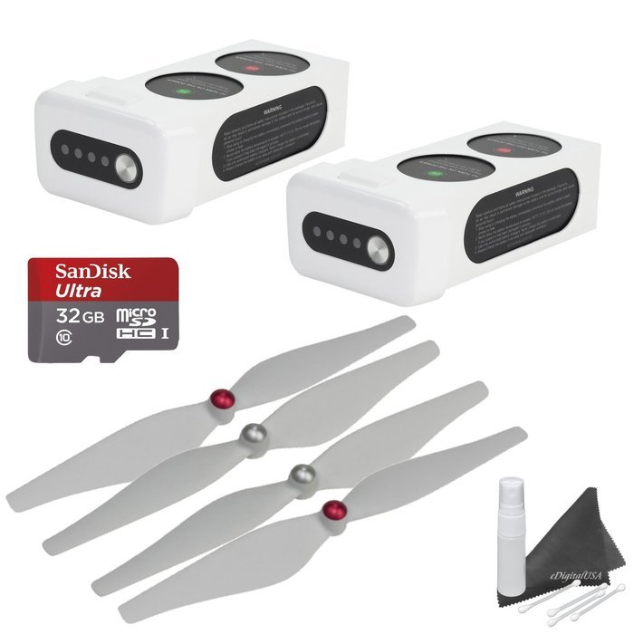 Autel Robotics X-Star Accessory Bundle: Includes 32GB SanDisk MicroSD Card + 2 X-Star Batteries Li-Po with 4900mAh...