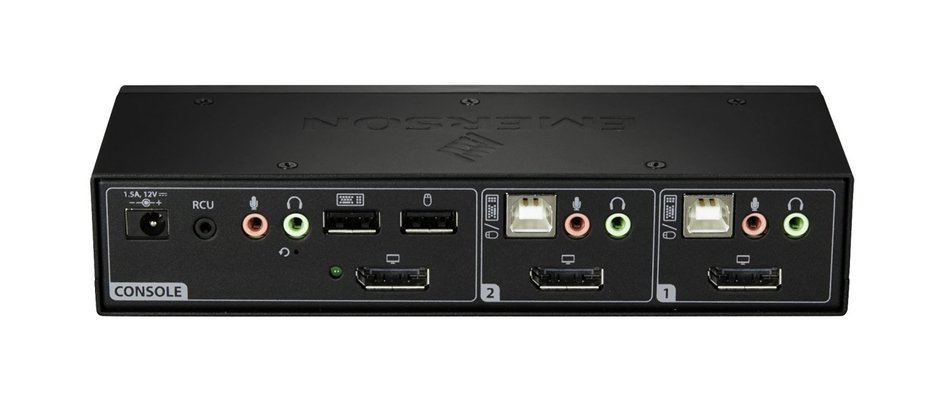 Avocent 2-Port DVI-I Standard Desktop KVM Switch (SV220-001) N9