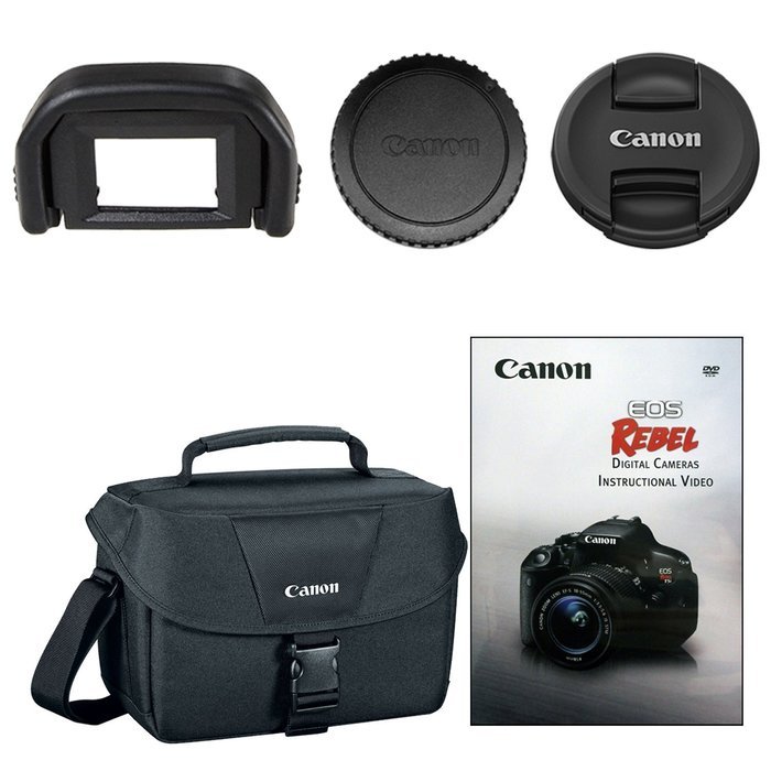 Canon Rebel SL1 w/ 18-55 & 75-300mm lenses + Promotional Holiday Bundle N2
