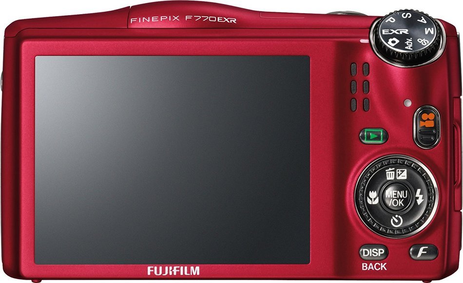 Fujifilm FinePix F770EXR 16 MP Digital Camera with 20x Optical Zoom (Red) N2