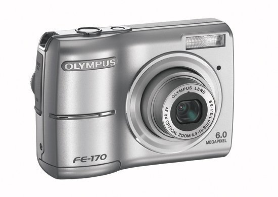 Olympus FE-170 6MP Digital Camera with 3x Optical Zoom N4