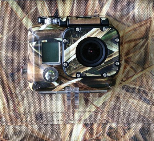Camo Housing Skin Armor for GoPro Hero 3 - Mossy Oak Shadow Grass Blades N2