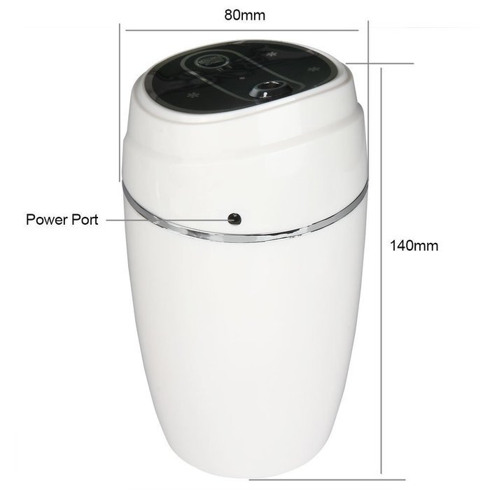 TopReturn Car Air Humidifier, Cool Mist Humidifier, 180ML USB Small Humidifier, Portable Humidifier for Car, Home... N15