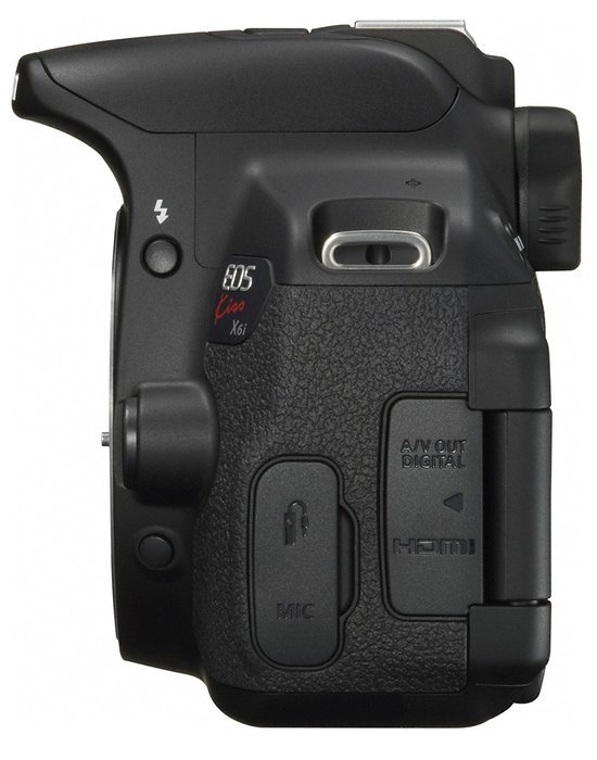 Canon DSLR Camera EOS Kiss X6i with EF-S 18-135mm IS STM Lens Kit - International Version (No Warranty) N16