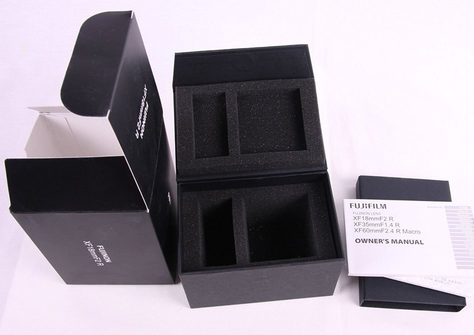 EMPTY BOX ONLY: FUJIFILM XF 18mm F2 R Box with Manual N2