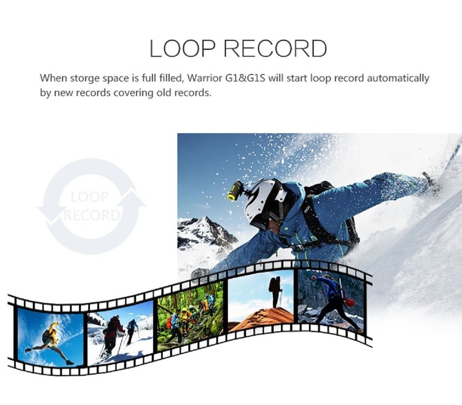 STOGA GP01 HD Night Vision Sports Action Camera Waterproof Camera 1080P Work with 32GB Micro SD Card(Black and... N5