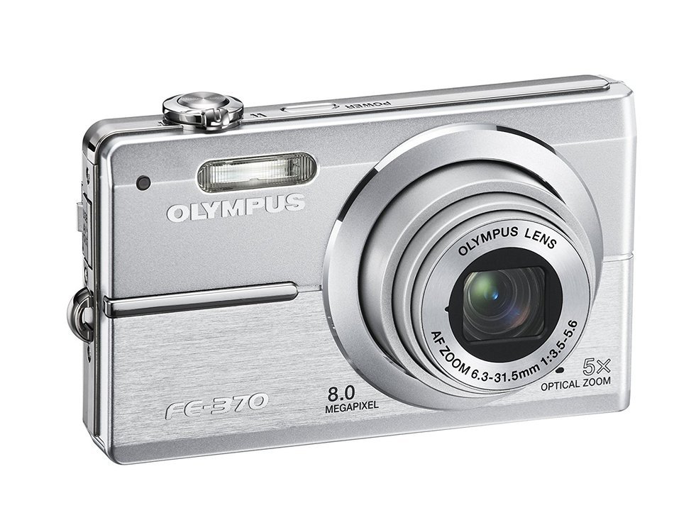 Olympus FE360 8MP Digital Camera with 3x Optical Dual Zoom (Silver) N4