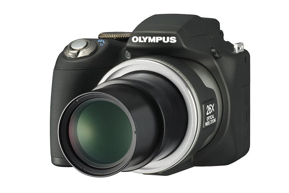 Olympus SP-590UZ 12MP Digital Camera with 26X Wide Angle Optical Dual Image Stabilized Zoom and 2.7 inch LCD N6
