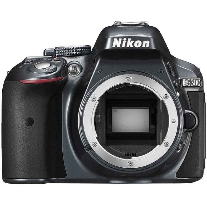 Nikon D5300 Digital SLR Camera Body (Grey) with 18-200mm VC Lens + 32GB Card + Case + Battery + Tripod + Filter... N5