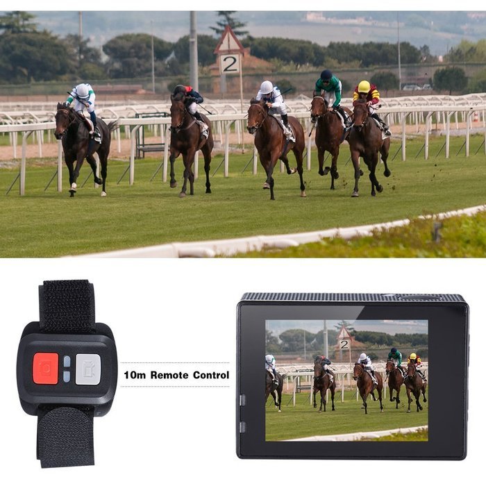 Andoer 4K 30fps/1080P 60fps Full HD 16MP Action Camera Waterproof 30m WiFi 2.0"LCD Sports DV Cam Camcorder 170... N10
